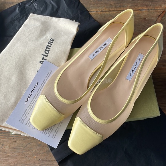 Receipt - ***Fundraiser*** About Arianne Mina Mesh yellow leather / mesh heels - Picture 4 of 6